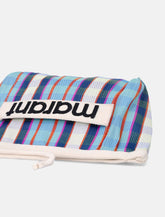 Isabel Marant Powden striped clutch - | Spazio Pritelli