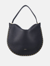 Borsa Oskan Hobo in suede nera Isabel Marant - | Spazio Pritelli