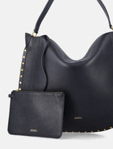Borsa Oskan Hobo in suede nera Isabel Marant - | Spazio Pritelli