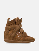Isabel Marant Bekett suede wedge sneakers - | Spazio Pritelli
