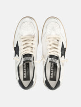 Sneakers Golden Goose Ball Star in nappa bianca con stella nera - | Spazio Pritelli
