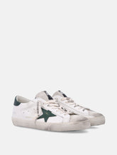 Sneakers Golden Goose Super Star bianche e verdi - | Spazio Pritelli