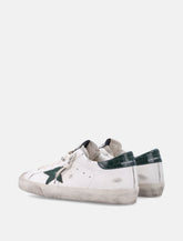 Sneakers Golden Goose Super Star bianche e verdi - | Spazio Pritelli