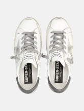 Golden Goose Super-Star white and gray leather women’s sneaker - | Spazio Pritelli