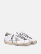 Golden Goose Super-Star white and gray leather women’s sneaker - | Spazio Pritelli