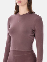 Nike long-sleeve cropped top - | Spazio Pritelli