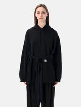 MM6 Maison Margiela hooded sweatdredd with gloves - | Spazio Pritelli