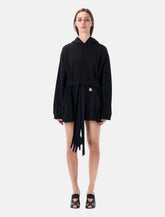 MM6 Maison Margiela hooded sweatdredd with gloves - | Spazio Pritelli