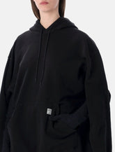 MM6 Maison Margiela hooded sweatdredd with gloves - | Spazio Pritelli
