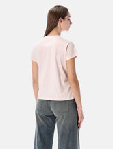 MM6 Maison Margiela pink Numeric cotton t-shirt - | Spazio Pritelli