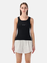 Canotta in jersey a costine di MM6 Maison Margiela - | Spazio Pritelli