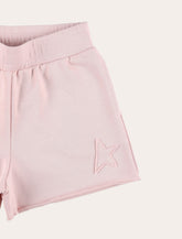 Shorts in felpa rosa Golden Goose Kids Star - | Spazio Pritelli