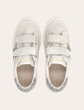 Golden Goose Kids May School glitter sneaker - | Spazio Pritelli