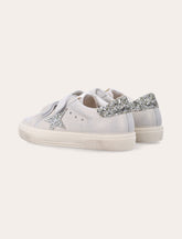 Golden Goose Kids May School glitter sneaker - | Spazio Pritelli