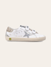 Golden Goose kids Old School leather and glitter heel sneakers - | Spazio Pritelli