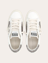 Sneakers May da bambina in pelle e glitter Golden Goose - | Spazio Pritelli