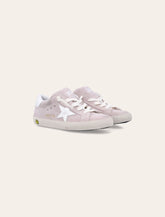 Golden Goose Kids Super-Star sneakers in camoscio rosa - | Spazio Pritelli