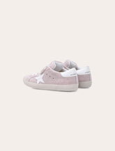Golden Goose Kids Super-Star sneakers in camoscio rosa - | Spazio Pritelli
