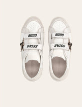 Sneakers Old School da bambina in pelle con stella in pony animalier Golden Goose - | Spazio Pritelli