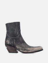 Balenciaga Memphis worn leather ankle boots - | Spazio Pritelli