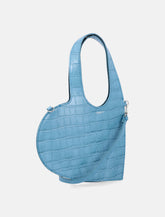 Coperni Baby Heart croc-embossed leather shoulder bag - | Spazio Pritelli
