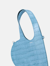 Coperni Baby Heart croc-embossed leather shoulder bag - | Spazio Pritelli