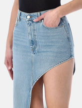 Coperni asymmetric denim skirt - | Spazio Pritelli