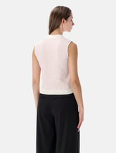 Balmain tweed crop top with buttons - | Spazio Pritelli