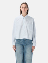 Camicia in cotone a righe - | Spazio Pritelli