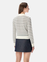 Cardigan in maglia a righe di A.P.C. - | Spazio Pritelli