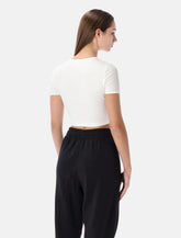 adidas Originals Essentials ribbed cropped t-shirt - | Spazio Pritelli