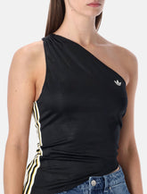 Adidas Originals black asymmetric top - | Spazio Pritelli