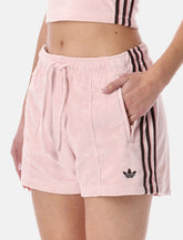 Short in spugna rosa di Adidas Originals - | Spazio Pritelli