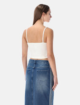 Adidas Originals white terry bandeau top - | Spazio Pritelli