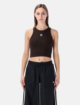 Adidas Originals Essentials ribbed tank top - coffee - | Spazio Pritelli
