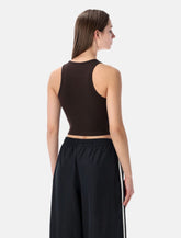 Adidas Originals Essentials ribbed tank top - coffee - | Spazio Pritelli