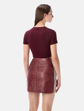 Adidas Originals ribbed cropped t-shirt - | Spazio Pritelli