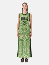 Adidas Originals Farm green maxi dress - | Spazio Pritelli