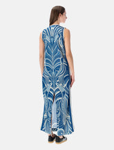 Adidas Originals Farm blue maxi dress - | Spazio Pritelli