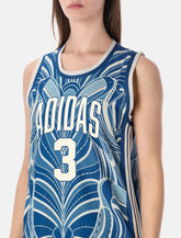 Adidas Originals Farm blue maxi dress - | Spazio Pritelli