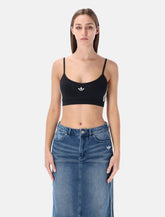 Adidas Originals black 3-stripes bralette - | Spazio Pritelli