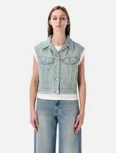 Levi’s Shrunken 90’s denim vest - | Spazio Pritelli