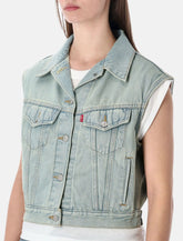 Gilet Shrunken 90’s in denim di Levi’s - | Spazio Pritelli