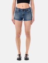 Levi’s low rise denim shorts - | Spazio Pritelli
