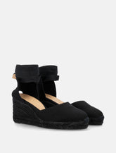 Castañer Cotton Carina 6 tone-on-tone espadrilles - | Spazio Pritelli