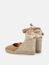 Castañer Carina Suede Wedge Espadrilles - | Spazio Pritelli