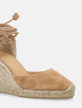 Castañer Carina Suede Wedge Espadrilles - | Spazio Pritelli