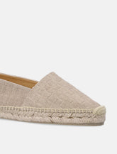 Castañer Kenda linen gold espadrilles - | Spazio Pritelli