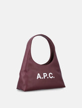 A.P.C. Baby Ninon shoulder bag burgundy - | Spazio Pritelli