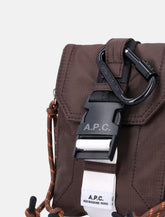 A.P.C. Treck Crossbody pouch brown - | Spazio Pritelli